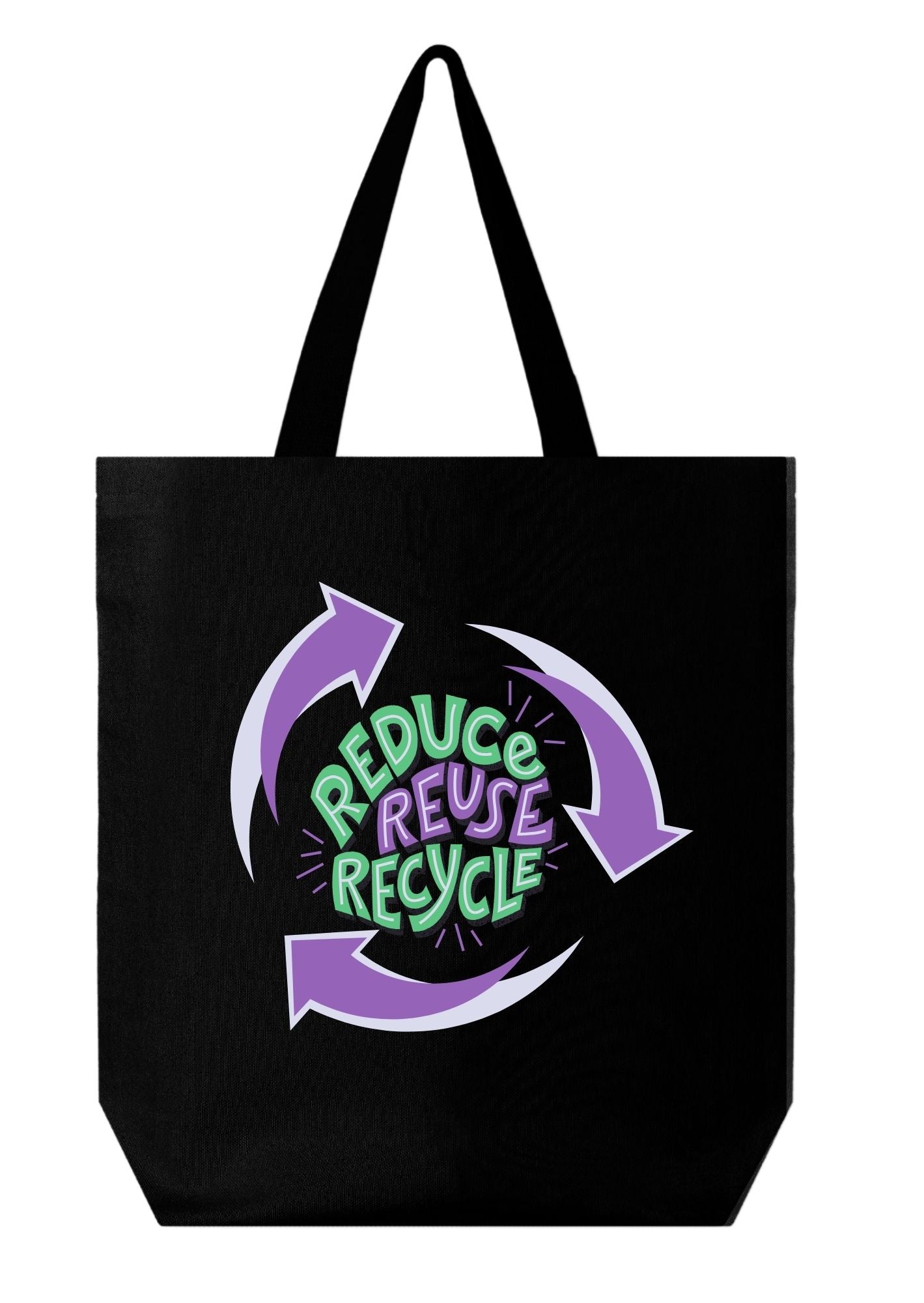 Reduce Reuse Recycle Everyday Canvas Tote Bag